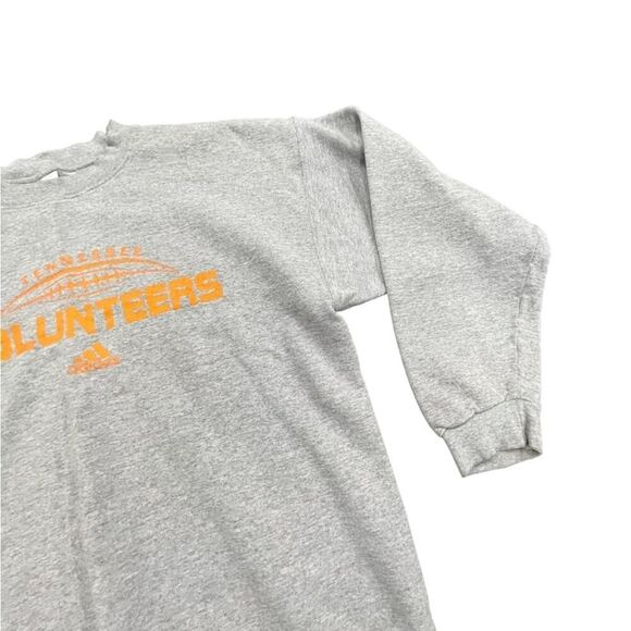Y2K University Tennessee Adidas Orange & Gray Pullover sweatshirt Sz M UNISEX - Picture 2 of 6
